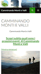 Mobile Screenshot of camminandomontievalli.it